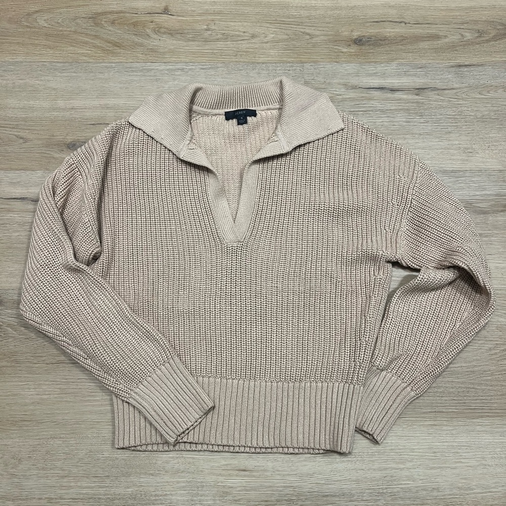 J. Crew cotton polo Sweater